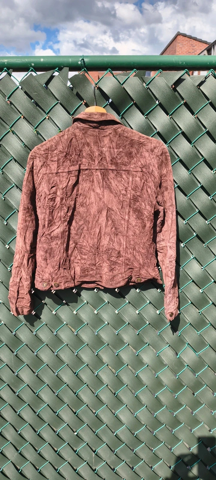 🤎 Charter Club Petite Suède-Look Casaco Feminino Tamanho S - Robusto e Atemporal – photo 3